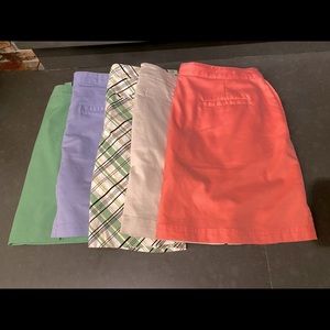 ▪️NWOT▪️5 NAME BRAND SKORTS SIZE 6-8
